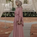 Latest Elegant and Trendy Brocade Gamis Models for an Elegant Look